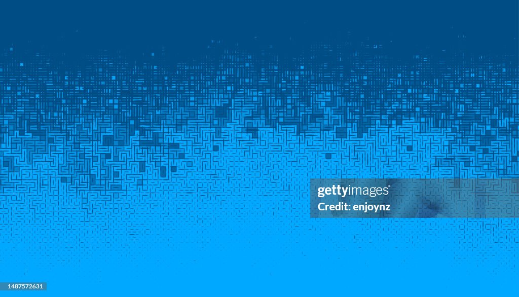 Abstract maze puzzle vector background