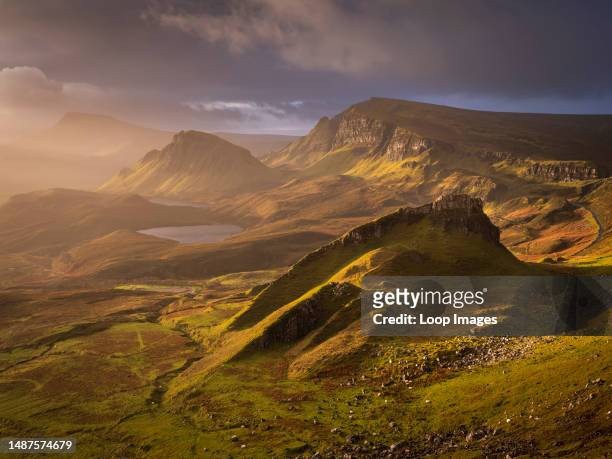 Early morning light at the Quiraing on the Isle of Skye.