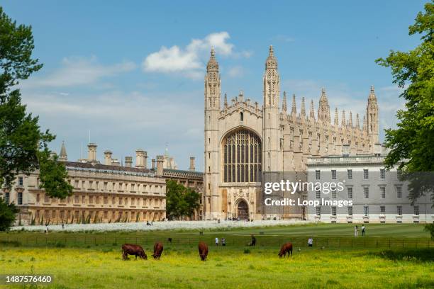 King's College seen across the Backs in Cambridge.