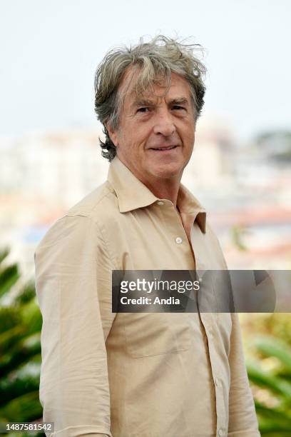 Actor Francois Cluzet posing during the photocall of the film Mascarade on the occasion of the Cannes Film Festival on May 28, 2022.