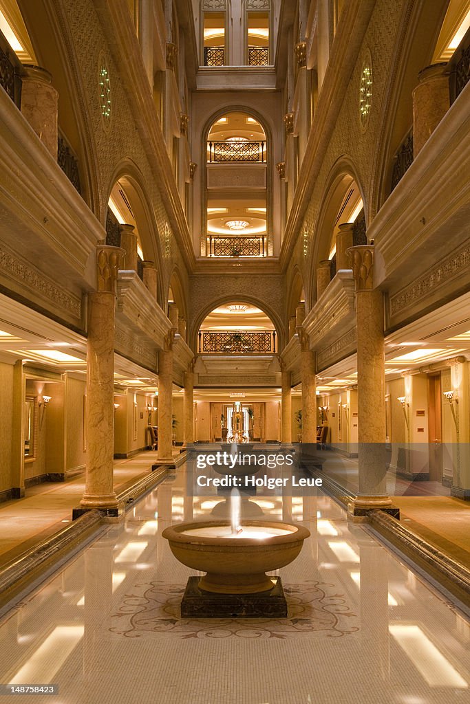 West wing of Emirates Palace Hotel.
