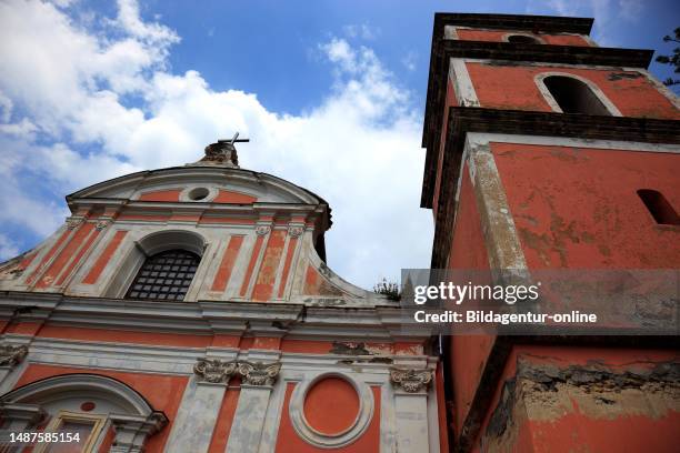 Santissima Annunziata Cathedral in Vico Equense, Campania, Italy.