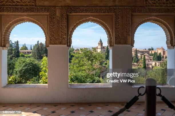 Alhambra Palace and Generalife Gardens, Granada, Spain.