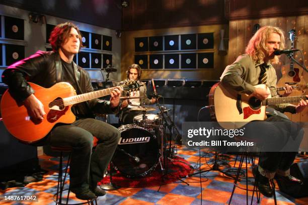 Collective Soul during studio performance on September 20th, 2006 in New York City.