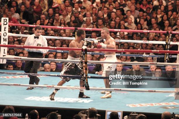 November 10: Miguel Cotto defeats Shane Mosley during their WBA Welterweight title fight at Madison Square Garden in which Cotto won by Unanimous...