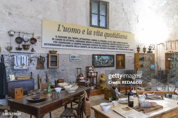 Museum of old arts and crafts, pizzighettone, Italy.