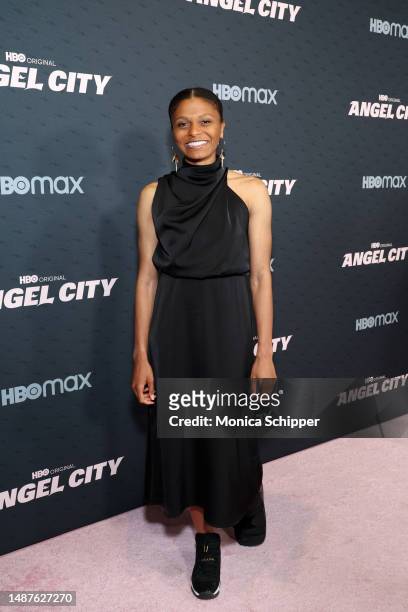 Simone Charley attends HBO Documentary Films' Series "Angel City" Los Angeles Premiere at Pacific Design Center on May 04, 2023 in West Hollywood,...