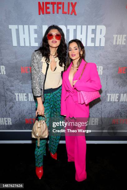 Lara Eurdolian King and Natalie Negrotti attend Netflix's The Mother Fan Screening at The Paris Theatre on May 04, 2023 in New York City.