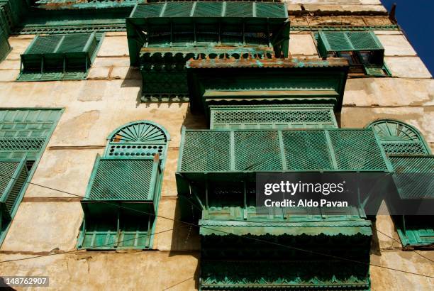 facades of old buildings in the old town. - 中東　町 ストックフォトと画像