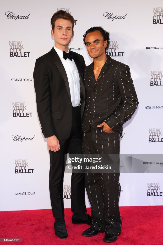 Alec Knight and Taylor Stanley and attend the New York City Ballet