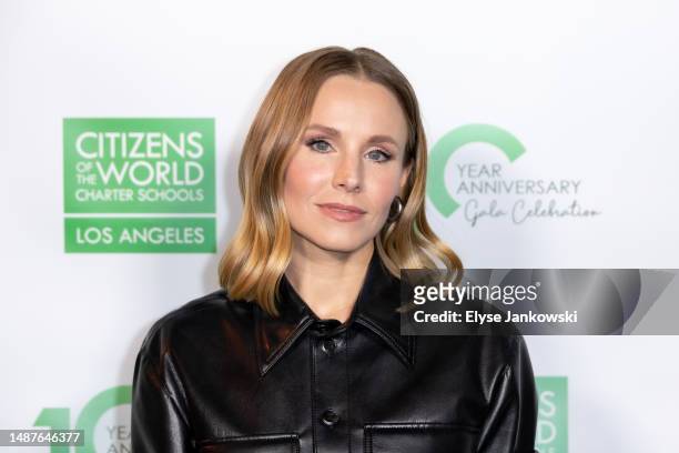 May 4: Kristen Bell attends the Citizens Of The World Charter Schools Gala at Paramount Studios on May 4, 2023 in Los Angeles, California.