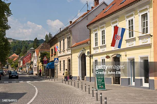 main square. - zagreb stock pictures, royalty-free photos & images