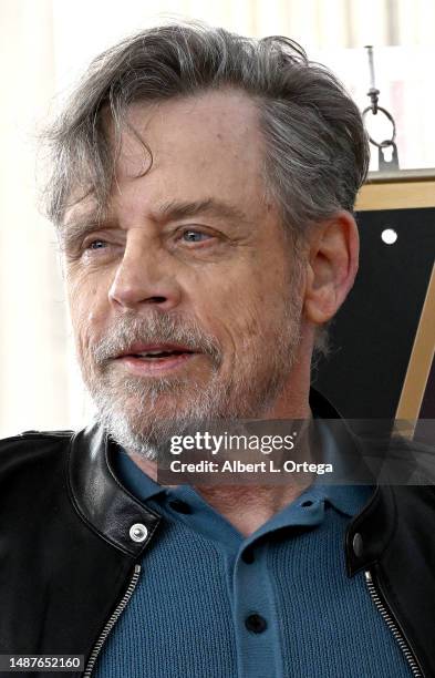 Mark Hamill attends Carrie Fisher's Posthumously Star Ceremony on The Hollywood Walk Of Famer on May 04, 2023 in Hollywood, California.