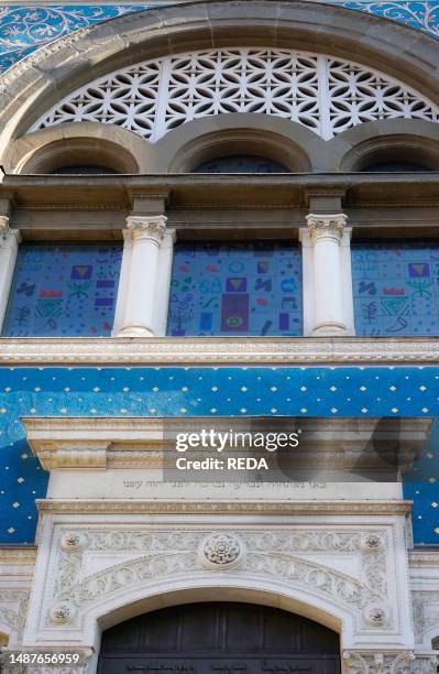 Central Synagogue of Milan. Sinagoga Centrale. Milano Lombardy. Italy. Europe.