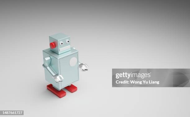 ai chat bot concept with copy space, 3d render - mobile app isometric stock pictures, royalty-free photos & images