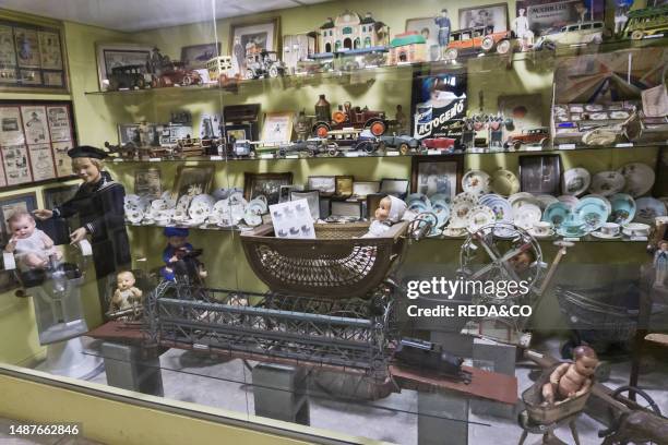 Av. Del Libertador. Street. Argentine. Toy. Museum. El Calafate. Santa Cruz Province. Southern. Patagonia. Horizontal. Argentina. South. America.