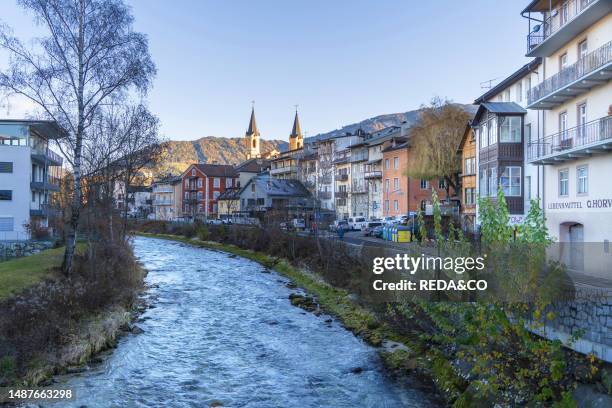 Via Stuk street, Brunico, Trentino Alto Adige, Italy, Europe.