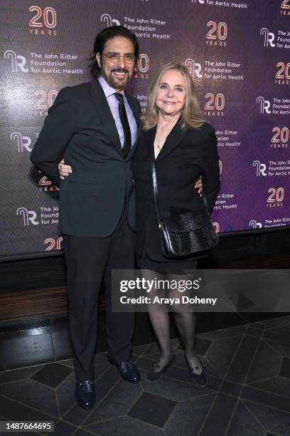 Ted Monte and Priscilla Barnes attend "From The Heart" evening hosted by The John Ritter Foundation at Avalon Hollywood & Bardot on May 04, 2023 in...