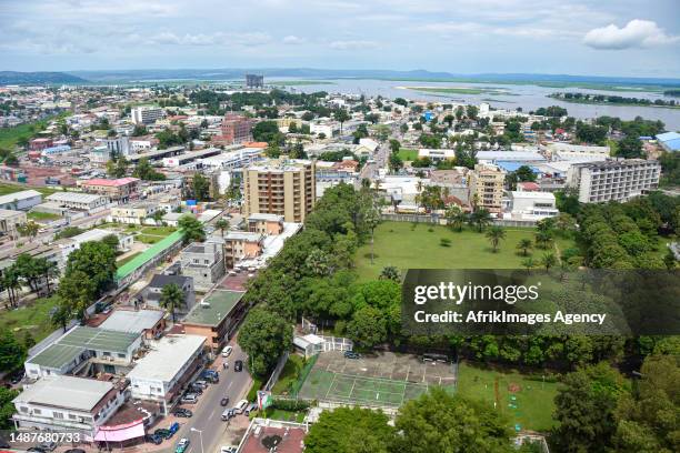 Partial view of a neighborhood in Brazzaville, December 6, 2016.