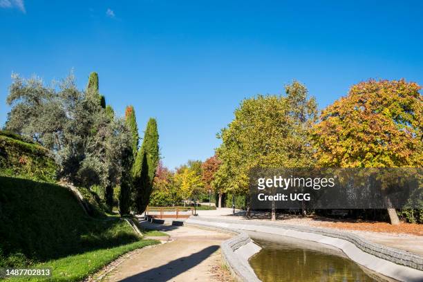 Spain, Madrid, Parque de El Retiro, Jardines del Buen Retiro.