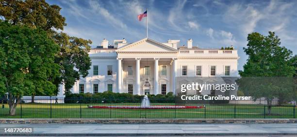 the white house - casa branca washington dc imagens e fotografias de stock