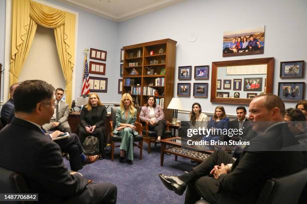 The Creative Coalition Delegation meets with Rep. Ted Lieu on Capitol Hill for The Creative Coalition’s Right To Bear Arts Delegation at the US...