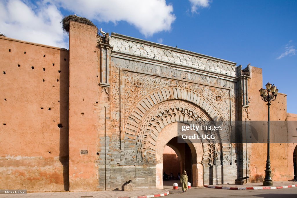Africa. Morocco. Marrakesh. Bab Agnaou Gate Africa. Morocco. Marrakesh. Bab Agnaou gate