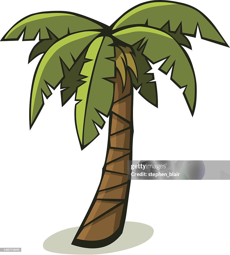 Palmera de historieta