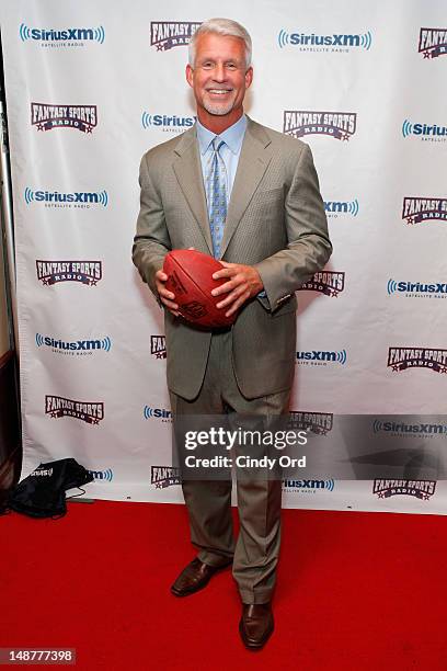 Steve Phillips attends Sirius XM Annual Celebrity Fantasy Football Draft at Hard Rock Cafe New York on July 19, 2012 in New York City.