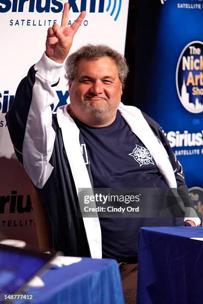 Comedian Artie Lange attends Sirius XM Annual Celebrity Fantasy Football Draft at Hard Rock Cafe New York on July 19, 2012 in New York City.