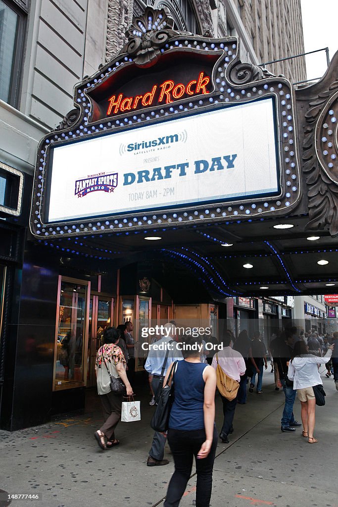 Sirius XM Annual Celebrity Fantasy Football Draft