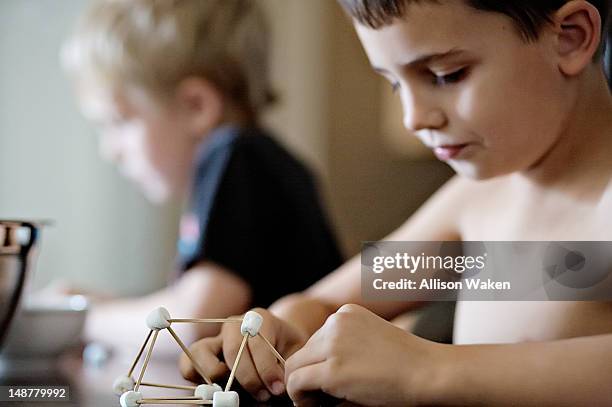 boy geometry - toothpick stock pictures, royalty-free photos & images