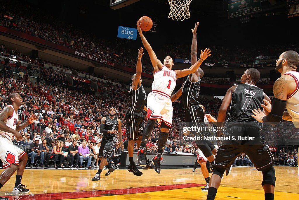 Chicago Bulls v Miami Heat