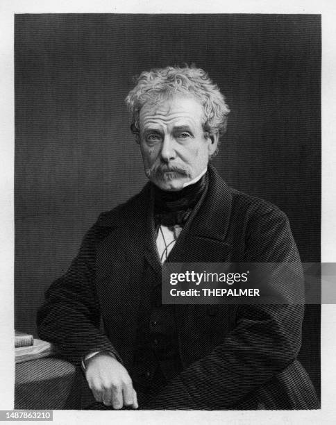 sir colin campbell, lord clyde engraving 1884 - baron rank stock illustrations