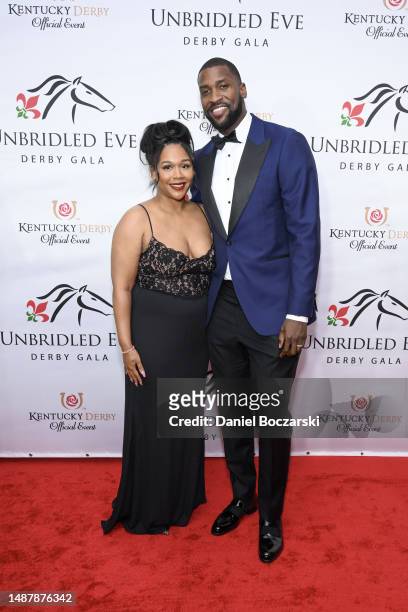 Michael Kidd-Gilchrist and guest attend the 10th Annual Unbridled Eve Kentucky Derby Gala at The Galt House Hotel on May 05, 2023 in Louisville,...