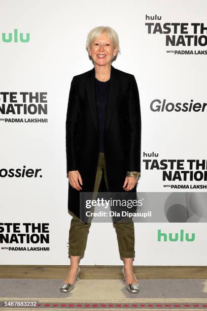 Joanna Coles attends a special screening of "Taste The Nation" Season Two, hosted by Glossier, Cherry Bombe, and The Cinema Society, at Crosby Street...