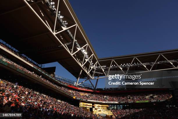 General view during the round 10 NRL match between the New Zealand Warriors and Penrith Panthers at Suncorp Stadium on May 06, 2023 in Brisbane,...