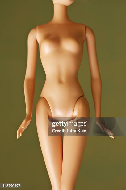 mid section of fashion doll body - muñeca barbie fotografías e imágenes de stock