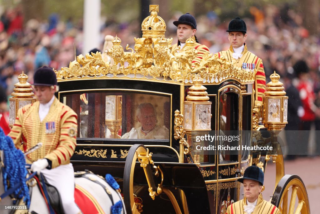 Their Majesties King Charles III And Queen Camilla - Coronation Day