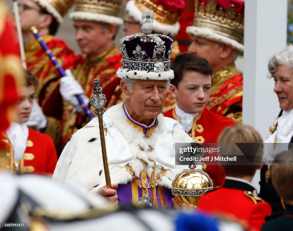 Their Majesties King Charles III And Queen Camilla - Coronation Day