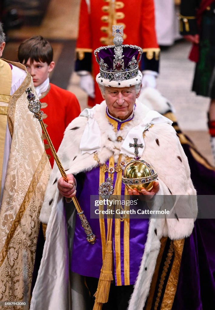 Their Majesties King Charles III And Queen Camilla - Coronation Day