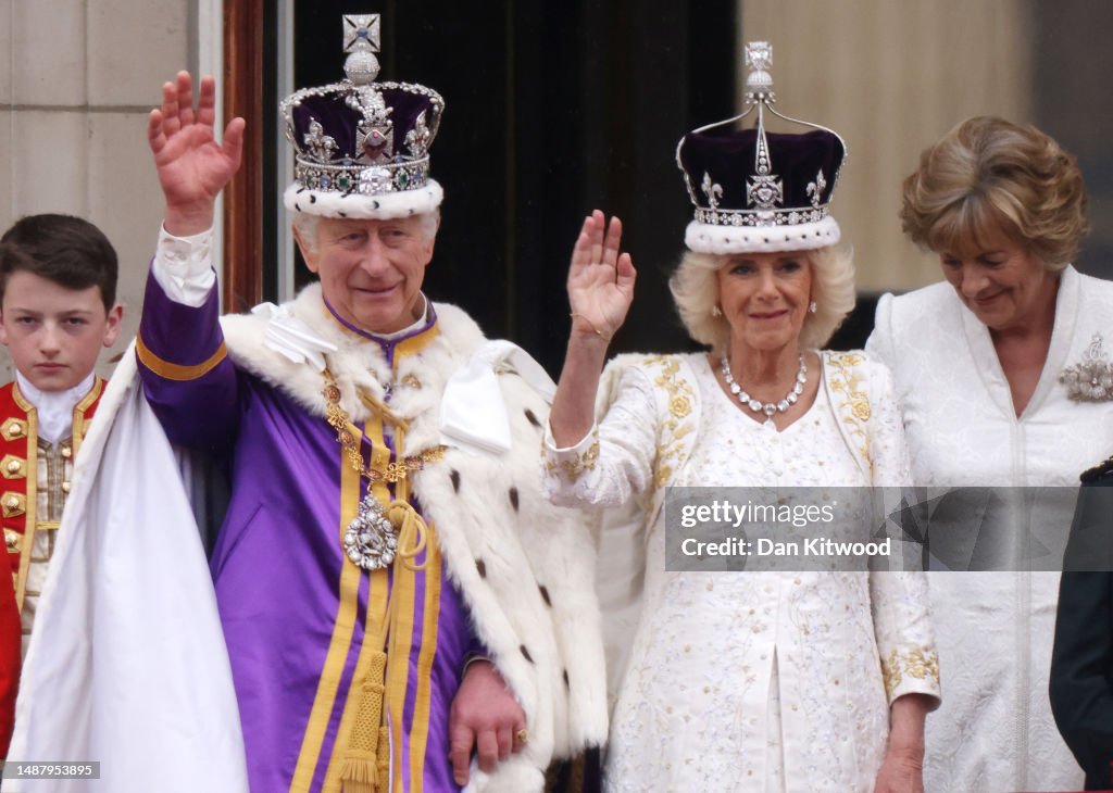 Their Majesties King Charles III And Queen Camilla - Coronation Day