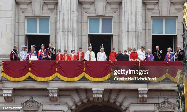 Prince Edward, Duke of Edinburgh, Lady Louise Windsor, James, Earl of Wessex, Vice Admiral Sir Timothy Laurence, Sophie, Duchess of Edinburgh,...