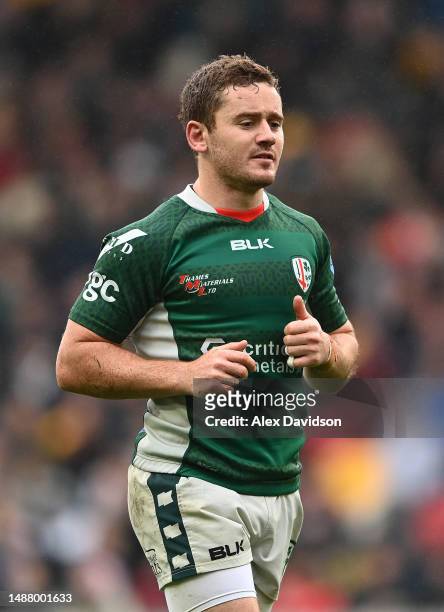 Paddy Jackson of London Irish looks on during the Gallagher Premiership Rugby match between London Irish and Exeter Chiefs at Gtech Community Stadium...