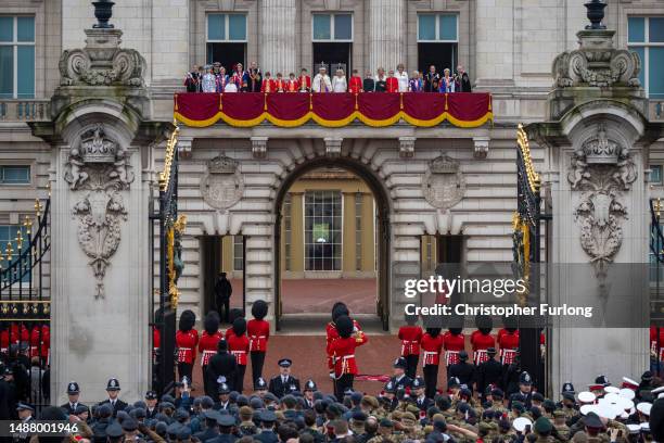 Prince Edward, Duke of Edinburgh, Lady Louise Windsor, James, Earl of Wessex, Sophie, Duchess of Edinburgh, Princess Charlotte of Wales, Catherine,...