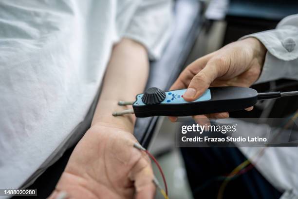 Conduction Test Nerve Conduction Test Photos and Premium High Res Pictures - Getty Images