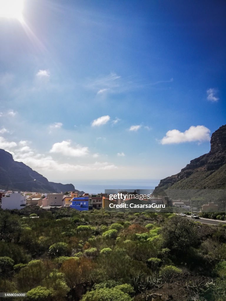 Beautiful nature in Taide national park on Tenerife island