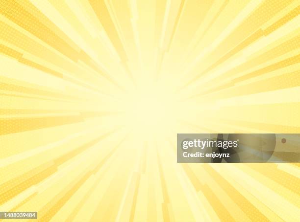 yellow heaven shining light vector background - exploded view stock illustrations