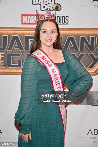 Chloe Speakman attends the "Guardians Of The Galaxy Vol. 3" premiere at Regal Atlantic Station on May 06, 2023 in Atlanta, Georgia.