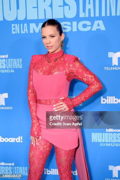 Ximena Duque attends the Billboard Mujeres Latinas En La Música at Watsco Center on May 06, 2023 in Coral Gables, Florida.